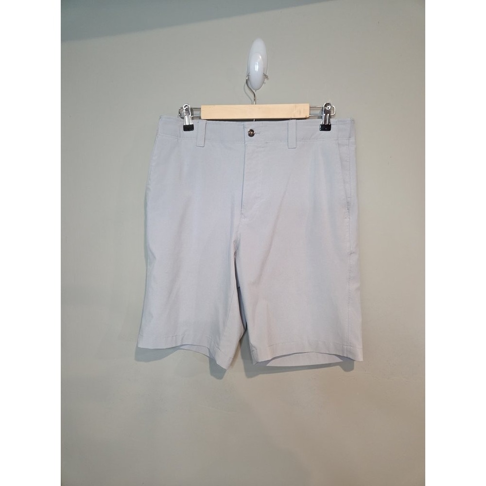 Callaway Golf Shorts Mens 33 Grey Performance Stretch Flat Front Lightweight 9"